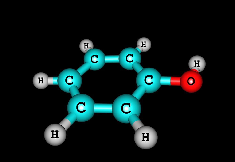 hidroxibenceno-formula